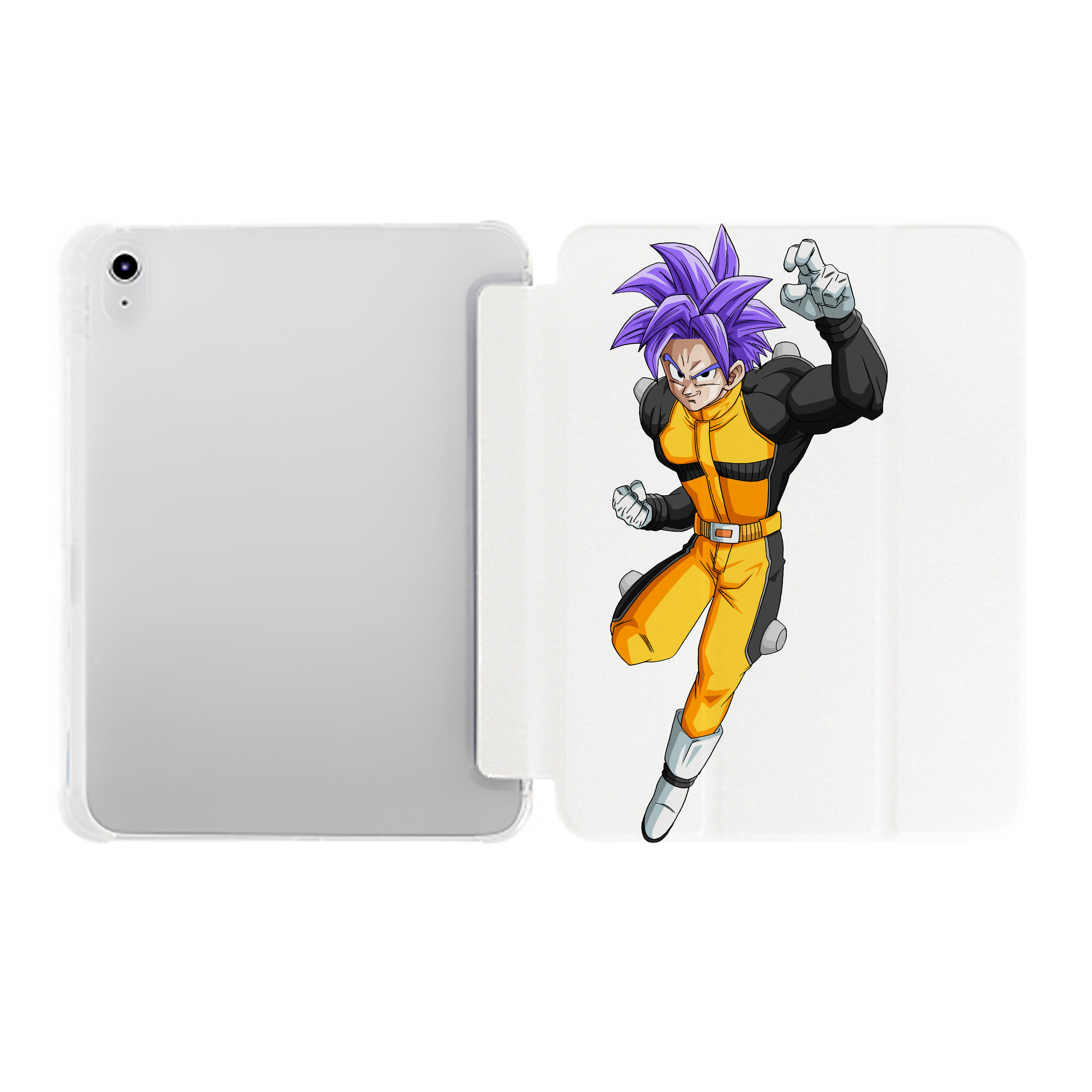 （画像用） ドラゴンボール DRAGON BALL IPad ケース ペン収納付き 三つ折りスタンド PUレザー×シリコン 対応機種9.5/10.5/10.9インチ